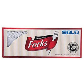 Solo Plastic Heavyweight Fork 500 Count