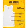 JOE BOXER Mens Tank Tops 4-Pack - Cotton Rib A-Shirts