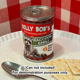 Pack of 5, Funny Redneck Hillbilly Gag Joke Prank Soup Can Labels, Xmas Stocking Stuffers, Birthday, Party Favor Gifts, Assorted, includes Squirrel Soup, Raccoon Chili, Opossum Stew, Redneck Dinner Soup and Wet Fart Chili