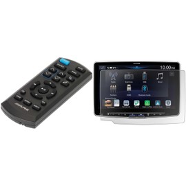 Alpine KAE-HF11DA Anti-Reflective Screen Protector for iLX-F511, RUE-4360 Wireless Remote Bundle