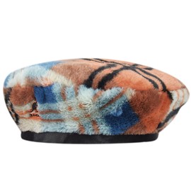 Kangol Faux Fur Beret Women's Basque Winter Basque, orange, M