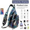 TurnWay Water-Proof Sling Backpack/Crossbody Bag/Shoulder Bag for Travel, Hiking, Cycling,