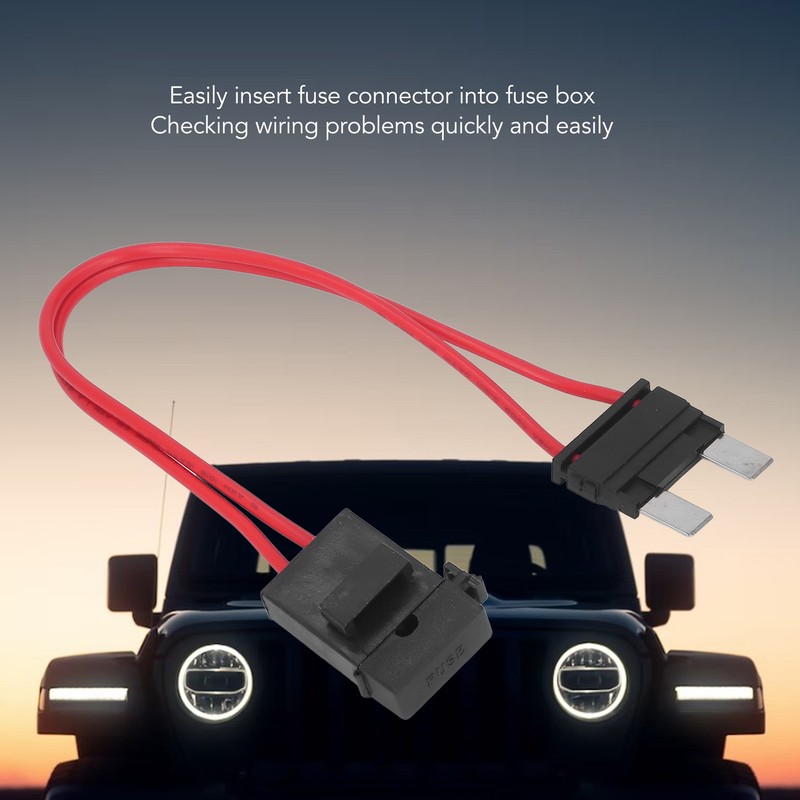 5Pcs Car Fuse Holder Connector Mini Heavy Duty Wire Extension