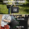 GARLLEN Folding Camping Table Max 27.5", 3-Height Adjustable Portable Camping