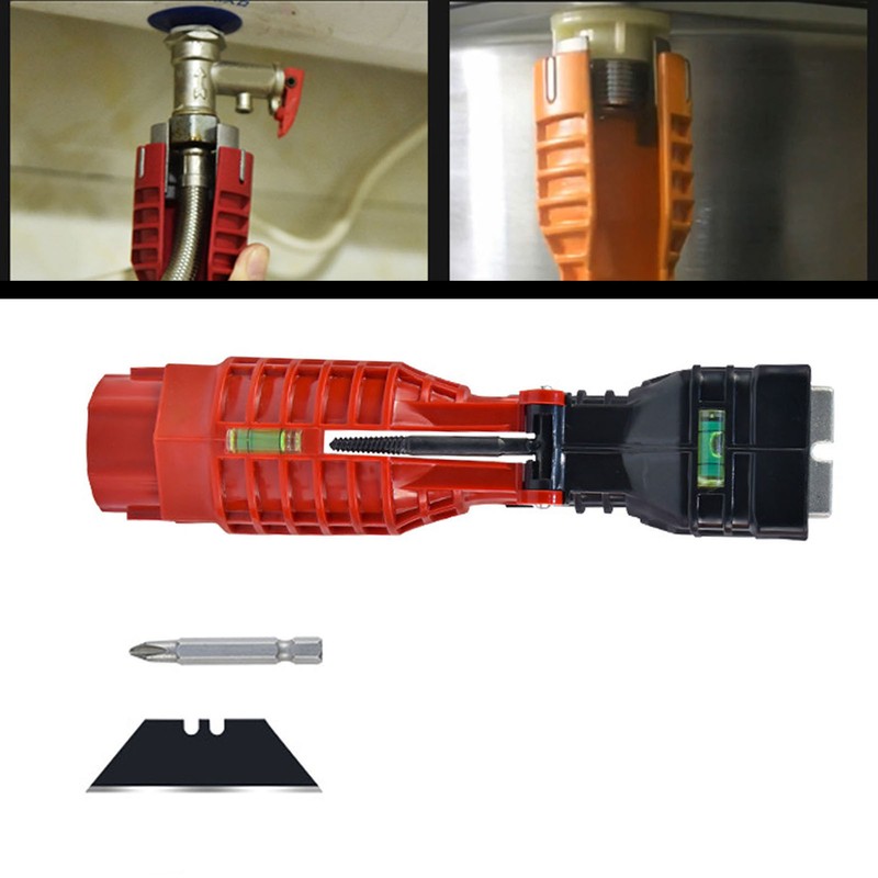 18 in 1 Sink Wrench Tool Multifunctional Aluminum Alloy Engineering