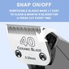 40# Skip Tooth Detachable Pet Clipper Replacement Blades Compatible with
