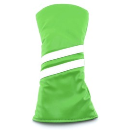 Hurricane Golf 2 Stripe Fairway Wood Headcover Lime/White Retro Look