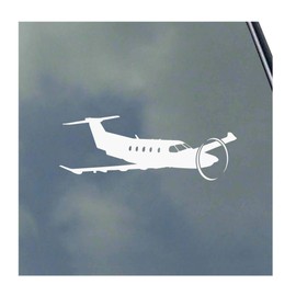 Pilatus PC-12 Pilot Flight Vinyl Sticker Decal Cargo Passenger Air Force Trainer Civil Aviation