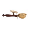 Dschidda Incense Pan, Brass with Wooden Handle and Lid, L: