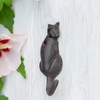 Antikas - Coat Hook Cat Towel Rail Cast Iron Hook
