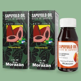 Morazan Sapuyulo Oil for Hair – Herbal Natural Tonic, 2 fl oz (2-Pack)