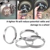 Udalix Aluminum Centric Spigot Hub Rings Wheel Spacer Set,67.1mm ID
