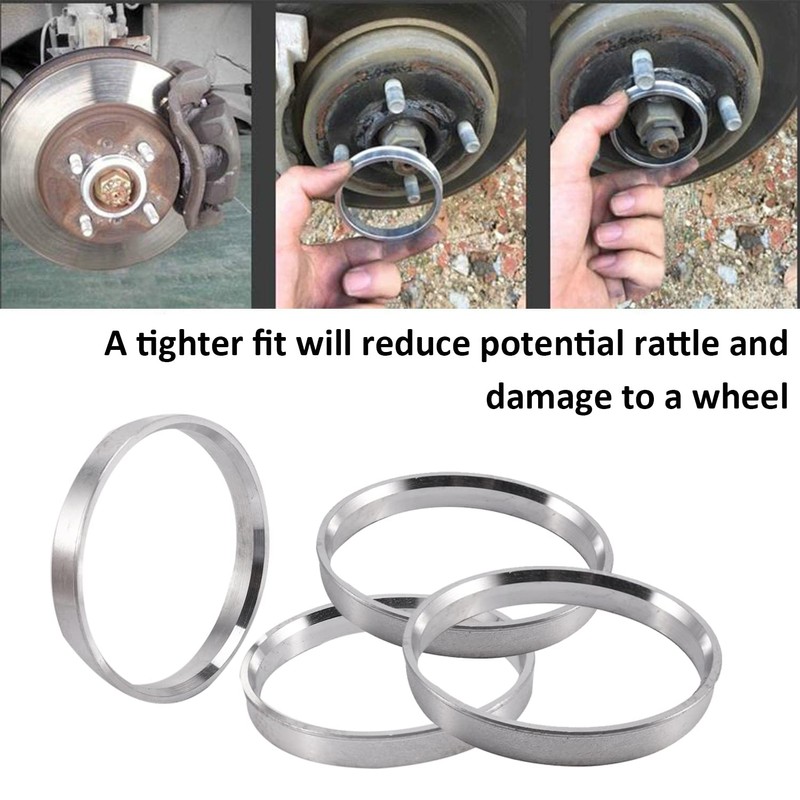 Udalix Aluminum Centric Spigot Hub Rings Wheel Spacer Set,67.1mm ID