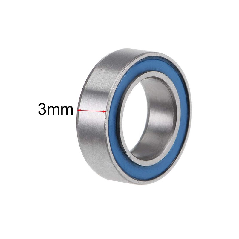 uxcell MR106-2RS Deep Groove Ball Bearings 6mm Inner Dia 10mm