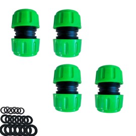 YAAVAAW 4 Pack Hose Repair Connector Extender,Quick Fix Extend Connector for Join 3/4 inch Garden Hose Pipe Quick Repair Connection