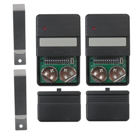 New DEARCOOL 2pcs Garage Door Opener Remote, 390 MHz Dip Remote Replacement for Carper CX-390, for Genie 9 Code Switch AT85, AT85A, AT85P, MAT85, GT912 (9/12 Code), for Overhead Doors ODT90-1