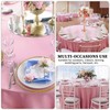 Heneger 8 Pack Pink Round Tablecloth 120 Inch Stain and