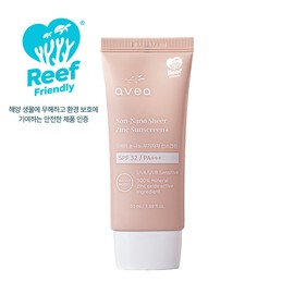 아베아 백탁 끈적임 없는 온가족 저자극 선크림 리프프렌들리 인증 해양 논나노 시어 징크 선스크린 플러스 50g SPF32 PA+++ 무기자차 Abeya Non-Sticky, Low Irritation Sunscreen for the Whole Family, Reef-Friendly Certified, Non-Nano Shea Zinc Sunscreen Plus 50g SPF32 PA+++ Mineral Sunscreen