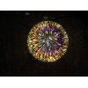 Globe LED 3D Fireworks Night Light Lamp Small Globe Wood