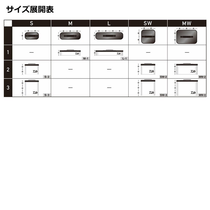 DAIWA System Tool Bag S-3 (A) WH