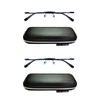 EYE ZOOM 2 Pack Unisex Rimless Metal Frame Reading Glasses