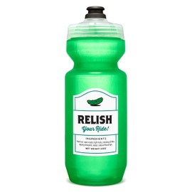Spurcycle - "Relish Your Ride" Water Bottle|22 Ounces. Purist Water Bottle with MoFLo Cap, Resists Stains & Tastes Better. Flexible Bicycle Bottle. Don't Forget to Hydrate.