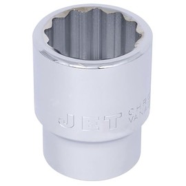 JET 1-Inch Drive, 6 Point, SAE Chrome Socket