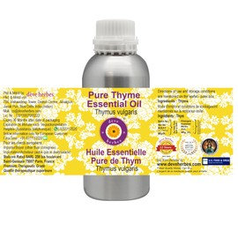 Deve Herbes Pure Thyme Essential Oil (Thymus vulgaris) Steam Distilled 630ml (21 oz)