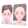 NUOBESTY 2pcs Face Painting Practice Board Washable and Reusable Template