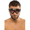 Cressi Cobra Goggles Black/Frame Black Red