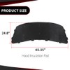 CROSSDESIGN Hood Insulation Pad 1/2" with Clips Compatible with Land