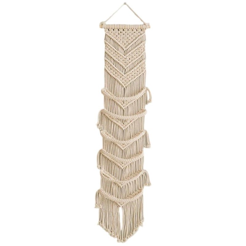 Macrame Cap Holder, Boho Hats Organizer for Baseball Caps, Hand