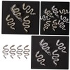 Baluue 4pcs Snake Charm Nail Gems Gems Nail Art Charms
