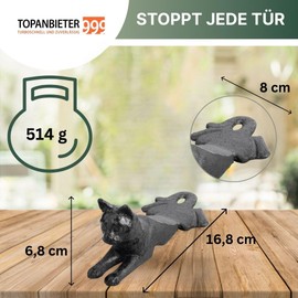 TOPANBIETER 999 Decorative Door Wedge Cat Door Holder Window Buffer Floor Stopper Door Stopper (Door Wedge Cat)
