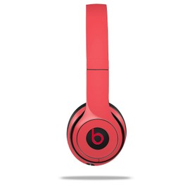 WraptorSkinz Skin Compatible with Beats Solo 4, Solo 3 and Solo 2 Wireless Headphones - Solids Collection Coral - Decal Vinyl Wrap (Headphones NOT Included)