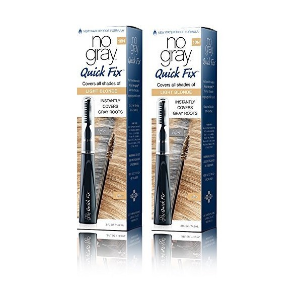 No Gray Quick Fix Instant Touch-Up for Gray Roots (Set of 2, Light Blonde)