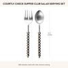 MACKENZIE-CHILDS Supper Club Salad Serving Set, Fork and Spoon Salad