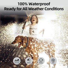 FAFAFROG Dog Bark Collar for Large Medium Small Dogs, Rechargeable Smart Bark Collar, Anti Barking Training Collar with 5 Adjustable Sensitivity Beep Vibration (Black)