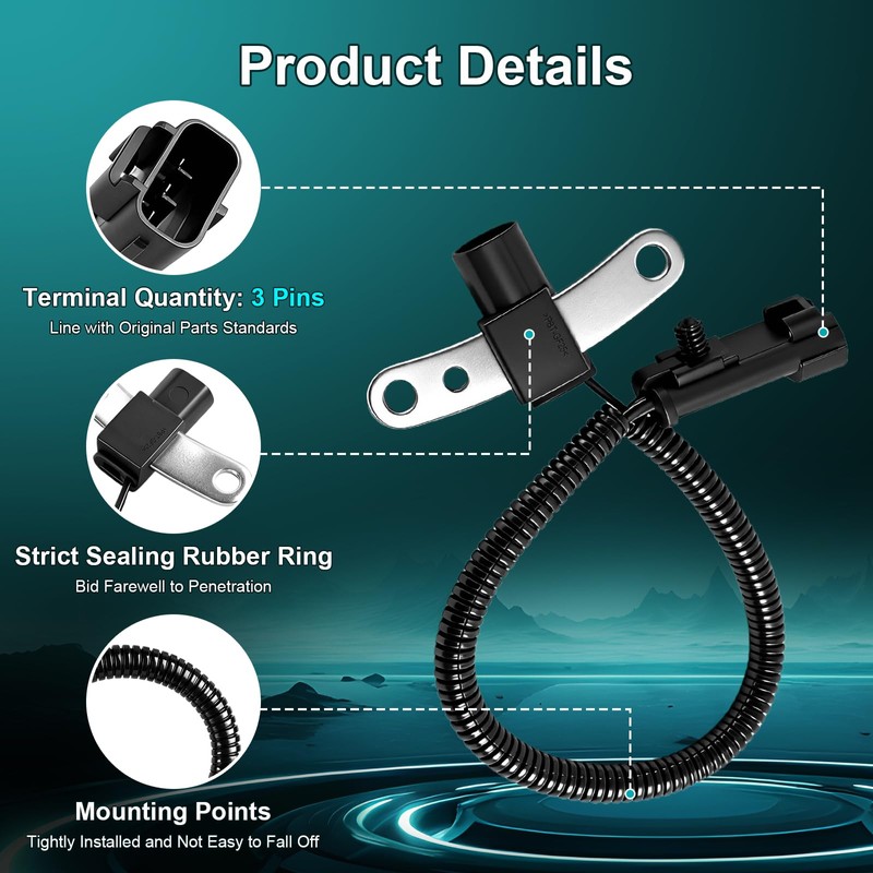 Crankshaft Position Sensor Fit for Jeep TJ Dodge Dakota 4.0L