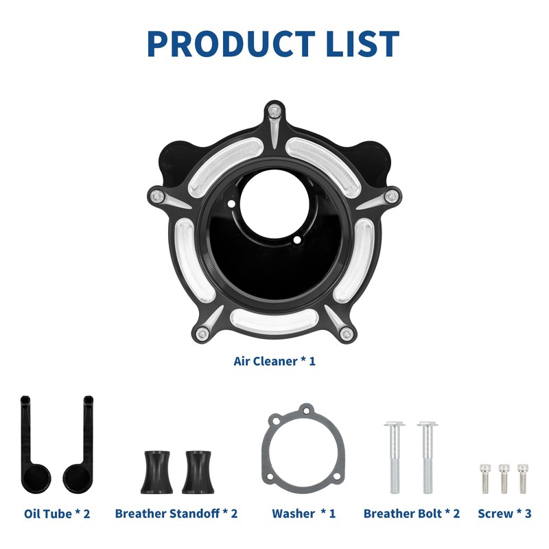 Motosikleta Air Filter Air Cleaner Intake Replacement Kit Fit for
