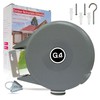 G4GADGET Outdoor Retractable Clothes Line 15m – Heavy Duty Retractable