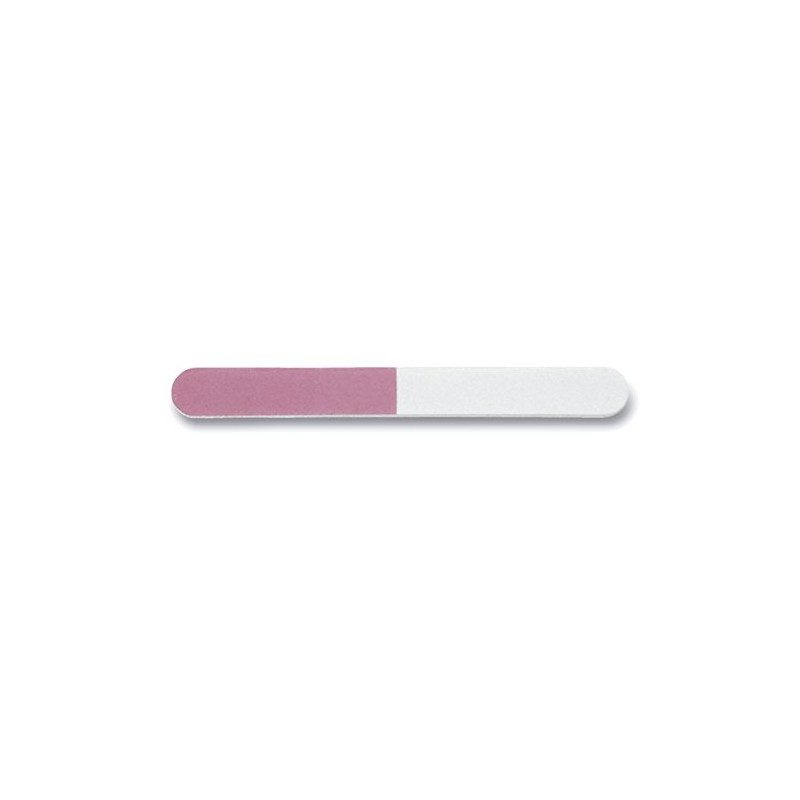 Nail File 3 Uses 18 cm Pink & White Corundum