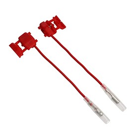 amon connector to obtain power supply (red), 12 VDC/80W or less, 24 VDC/160W or less (set of 2) E418