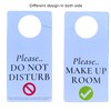 Hotel DND Do Not Disturb sign hanger for door, Sold