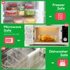 62PCS Thick Food Storage Containers with Airtight Lids for Meal