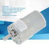 MUNEFE Gear Motors, Mini Engine Electric Speed Reduction Metal Motor,