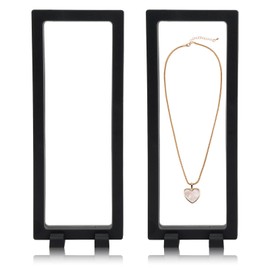 3D Floating Frame, 3D Floating Display Stand, Pack of 2 Floating Frames for Coins, Display Frame, Coin Stand, Display Stand for Coins, Jewellery, Medals