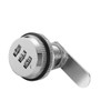 3 Digit Code Combination Lock 30mm Password Coded Locks Zinc