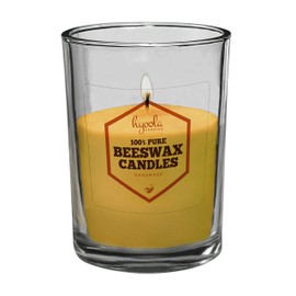Hyoola Beeswax Votive Candles - Handmade, All Natural, 100% Pure Unscented Bee Wax Candle - Decorative, Golden Yellow 2 oz. Beeswax Candle - 20 Hour Burn Time
