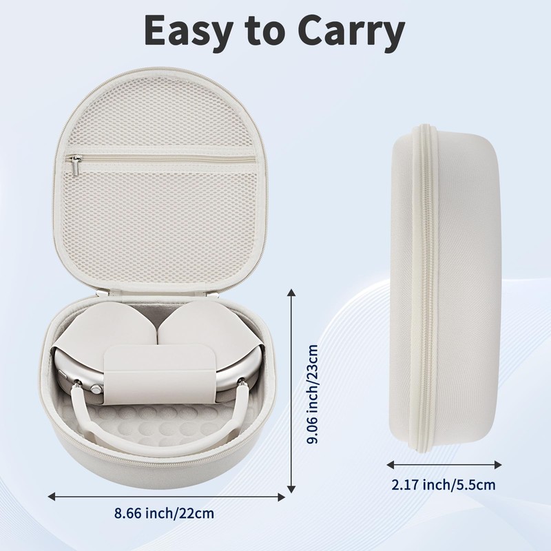 Case for Airpods Max Headphones, Travel Portable Headphone Hard Case